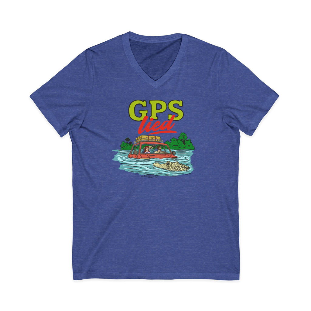 GPS Lied, Unisex V-Neck Tee