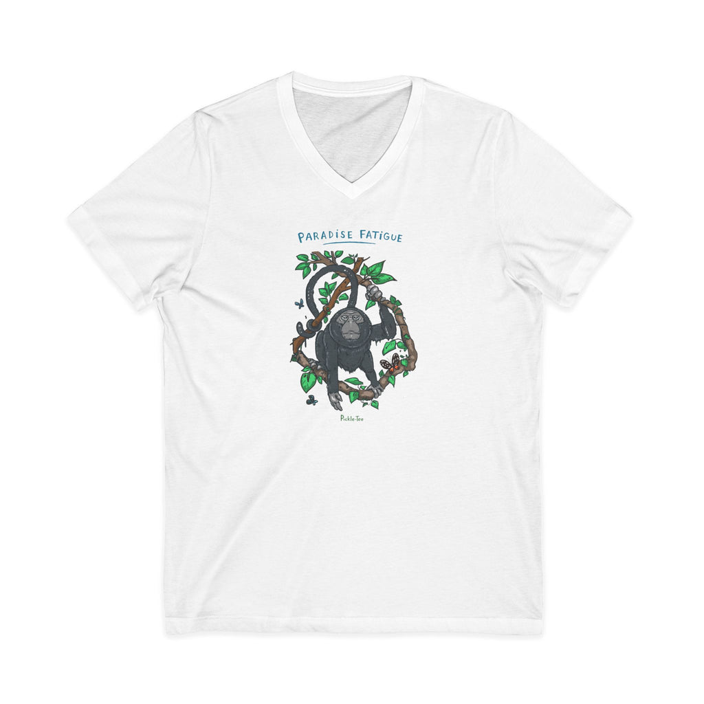 Monkey Paradise Jersey V-Neck Tee