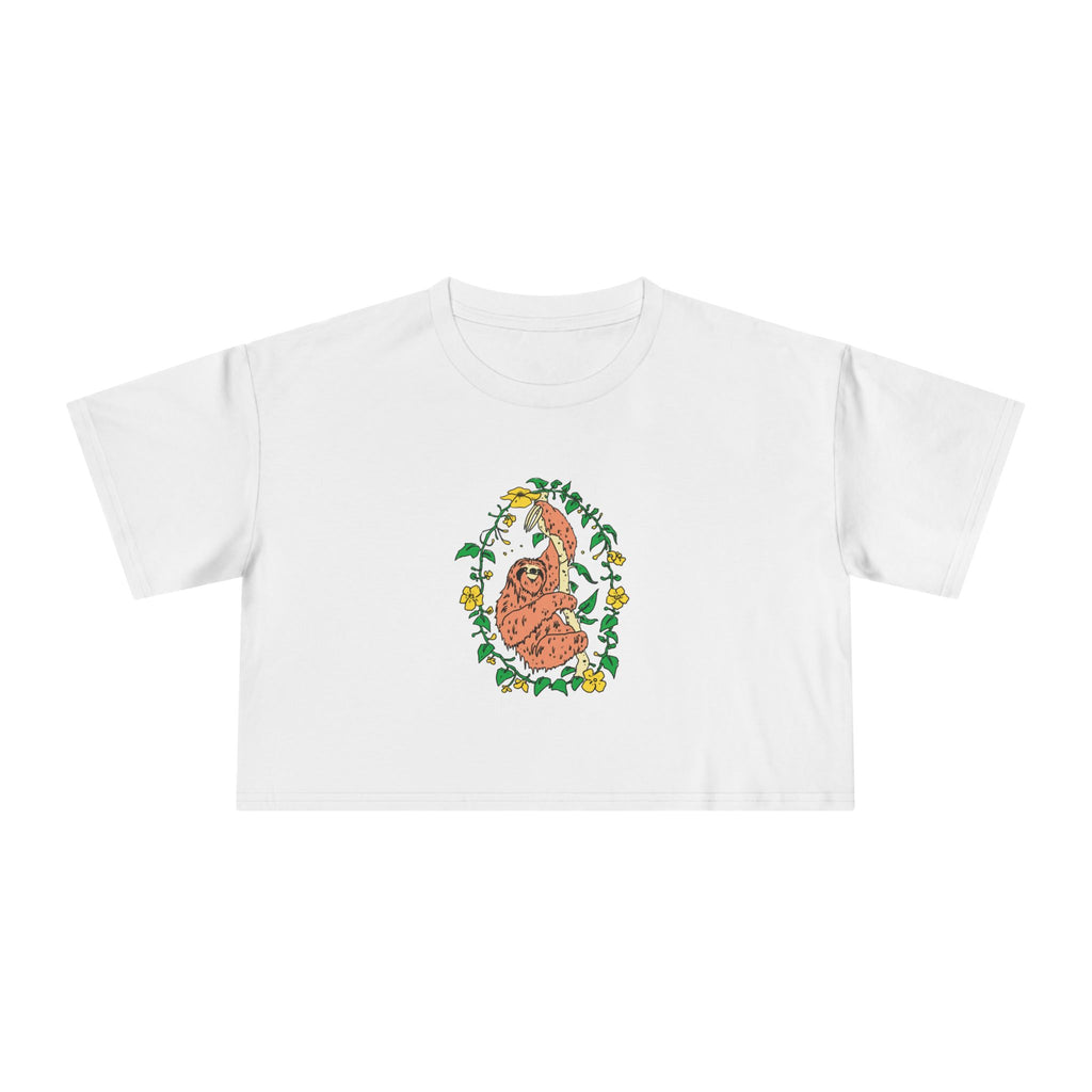 Sloth Women's Crop Tee