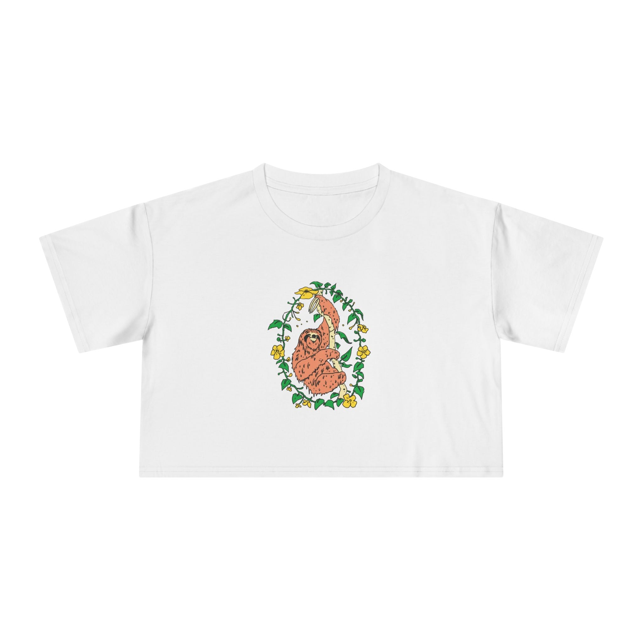 Sloth Women's Crop Tee