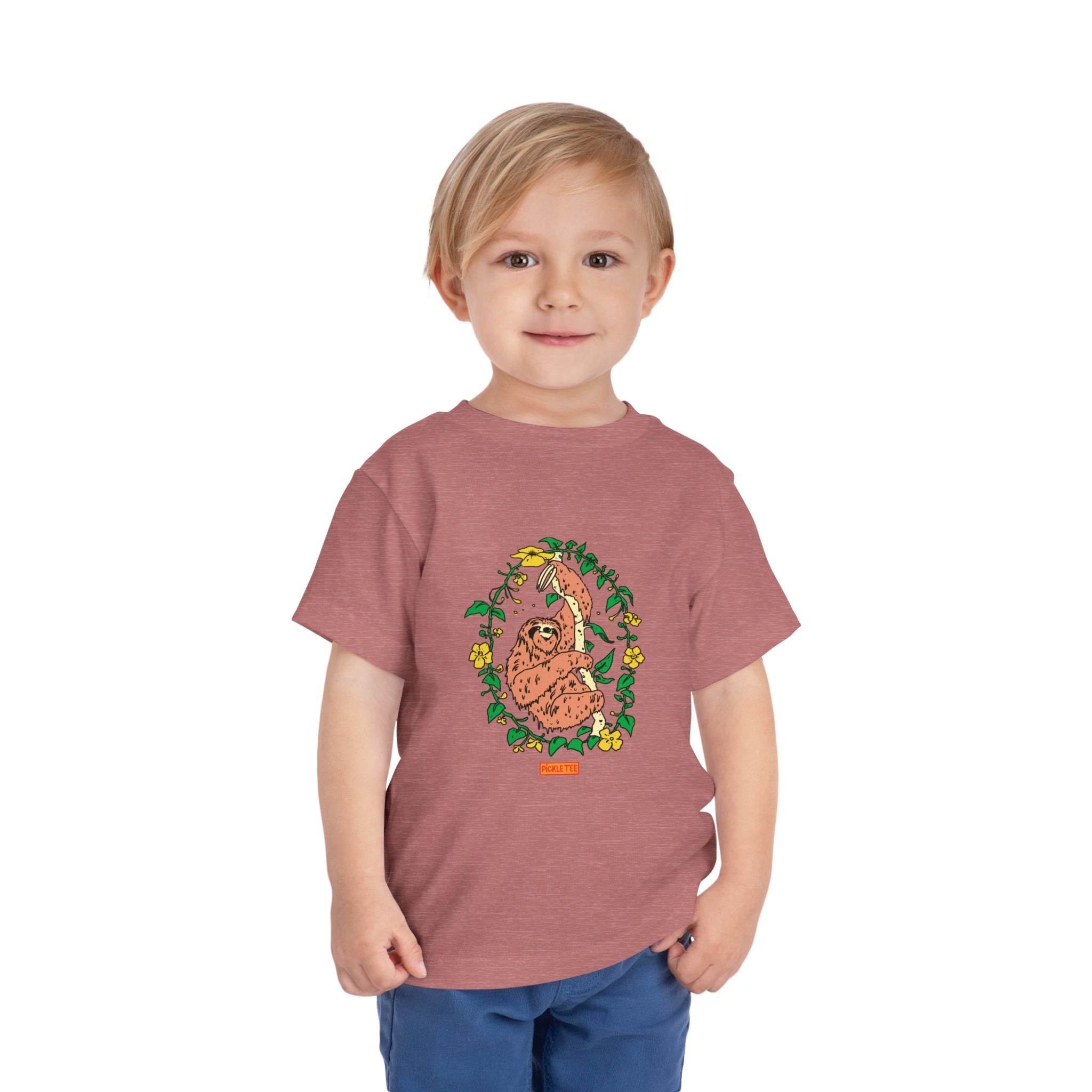 Sloth Toddler Short Sleeve Tee