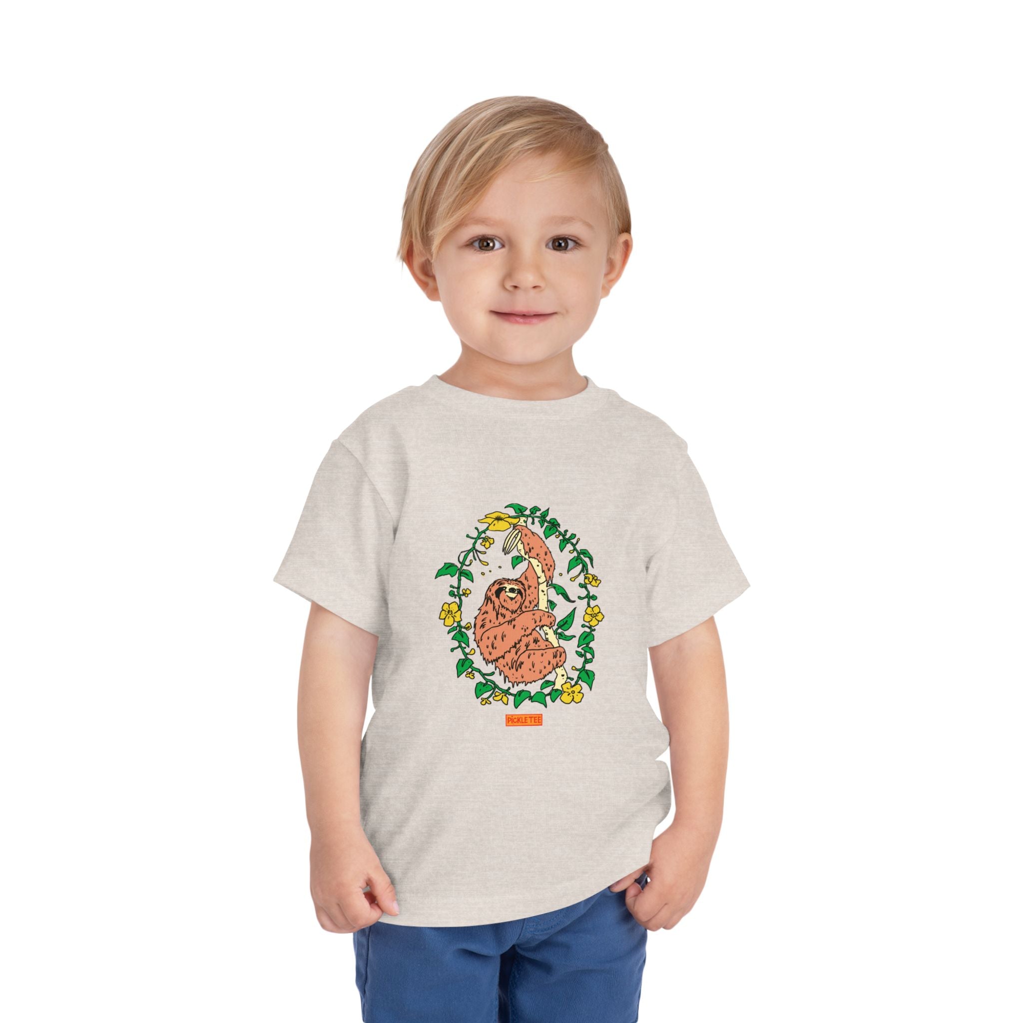 Sloth Toddler Short Sleeve Tee