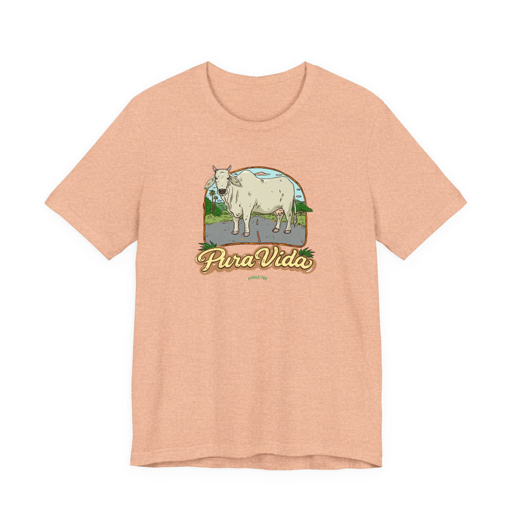 Pura Vida Cow T-Shirt/Unisex Crew Neck Tee