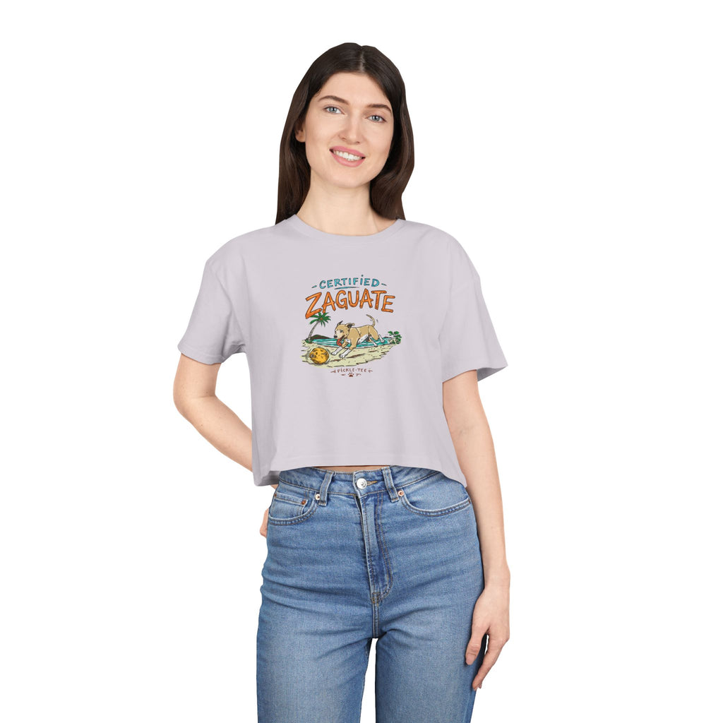 Certified Zaguate Women's Crop Tee