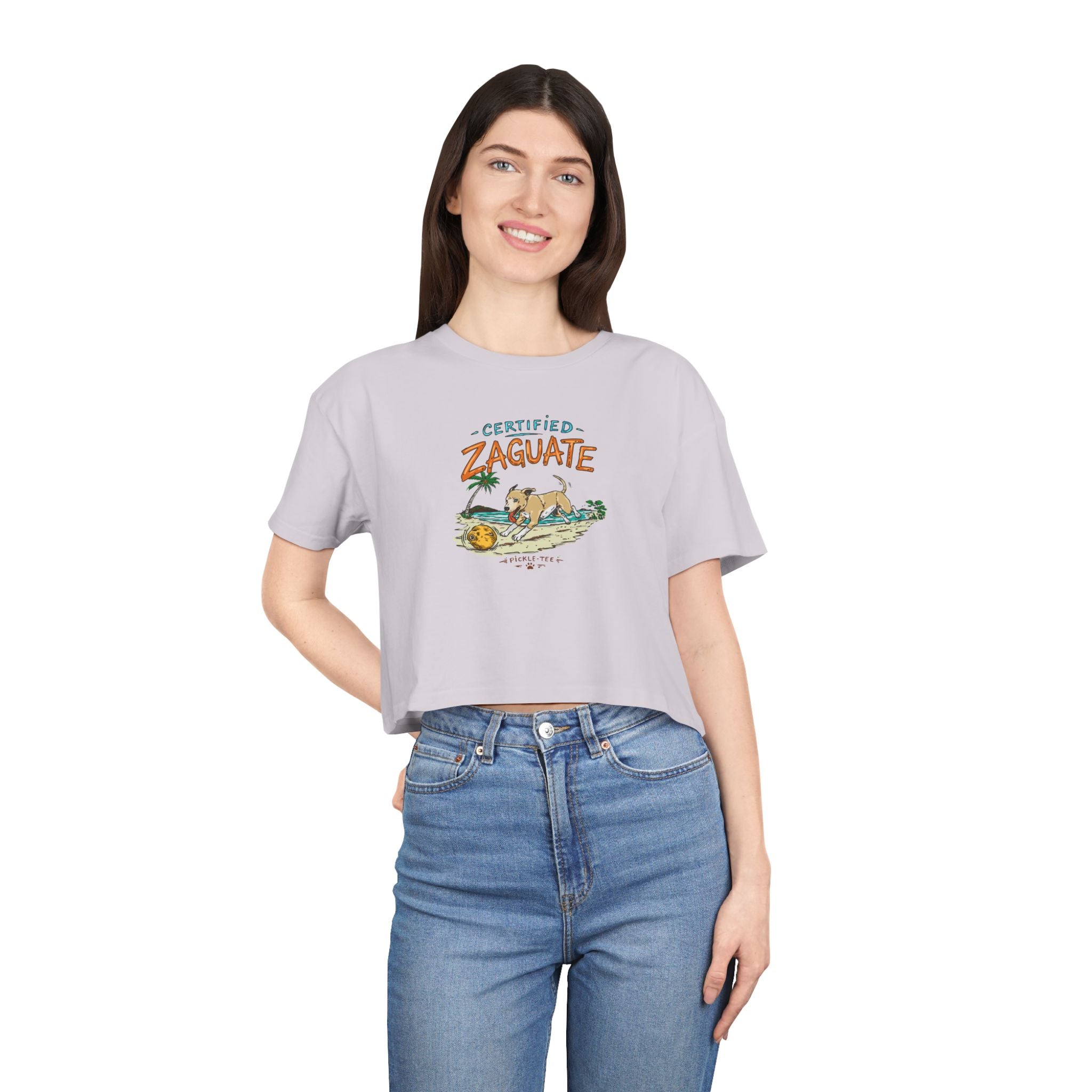 Certified Zaguate Women's Crop Tee