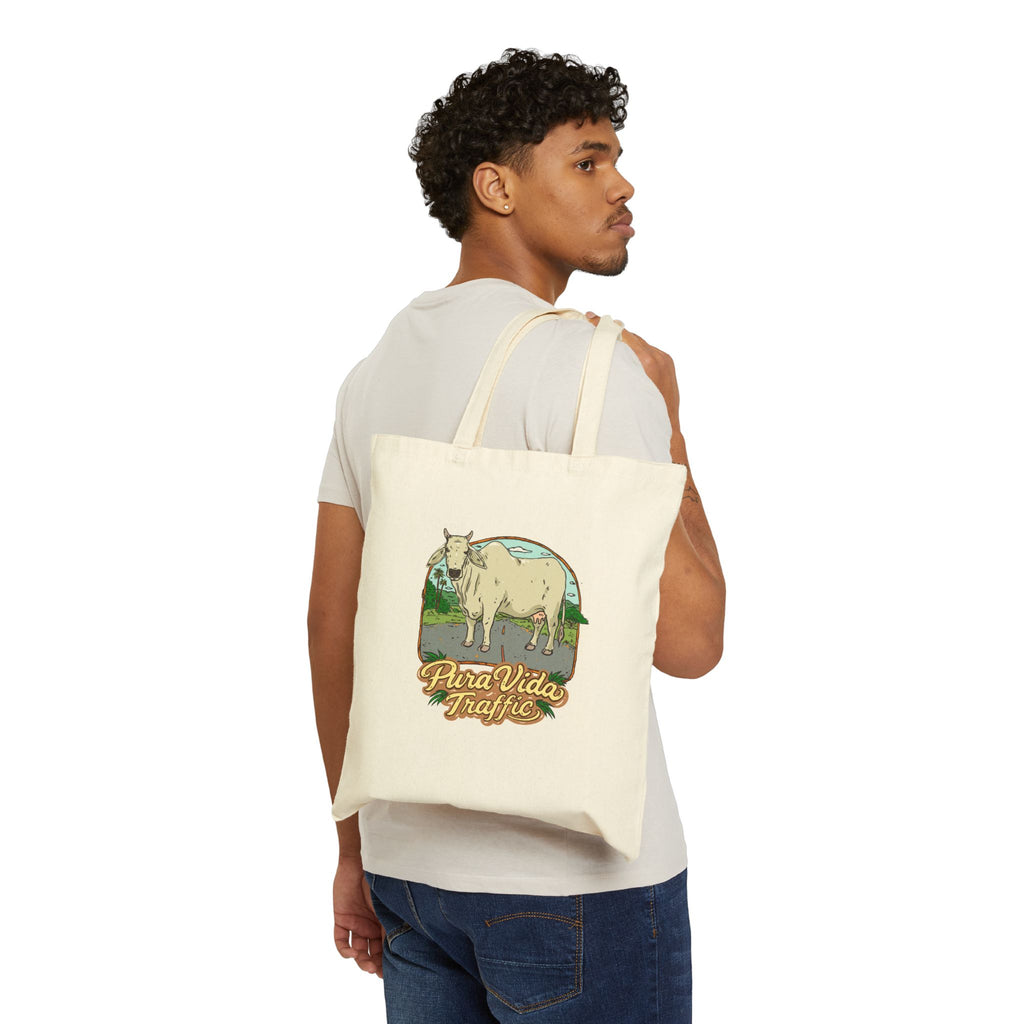 Pura Vida Traffic Cotton Canvas Tote Bag
