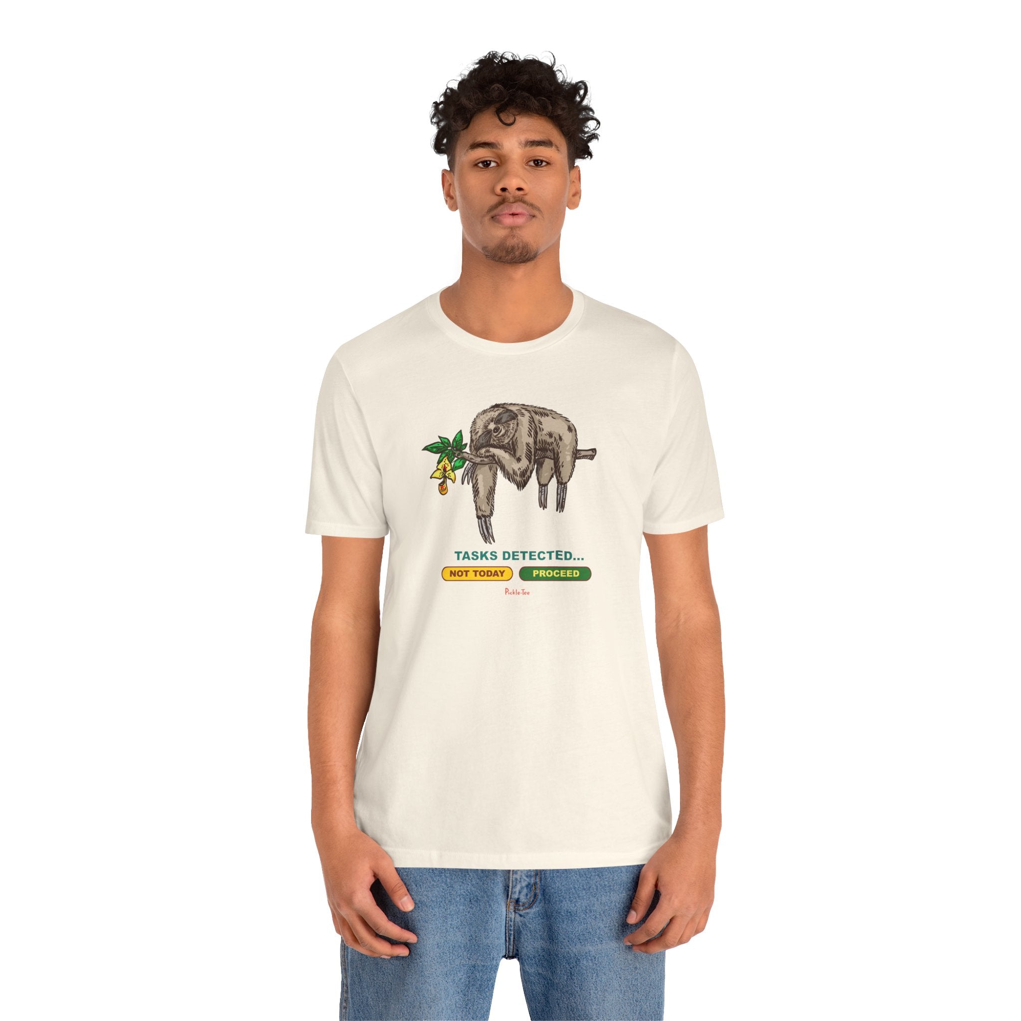 Sloth Tasks Unisex Crew Tee
