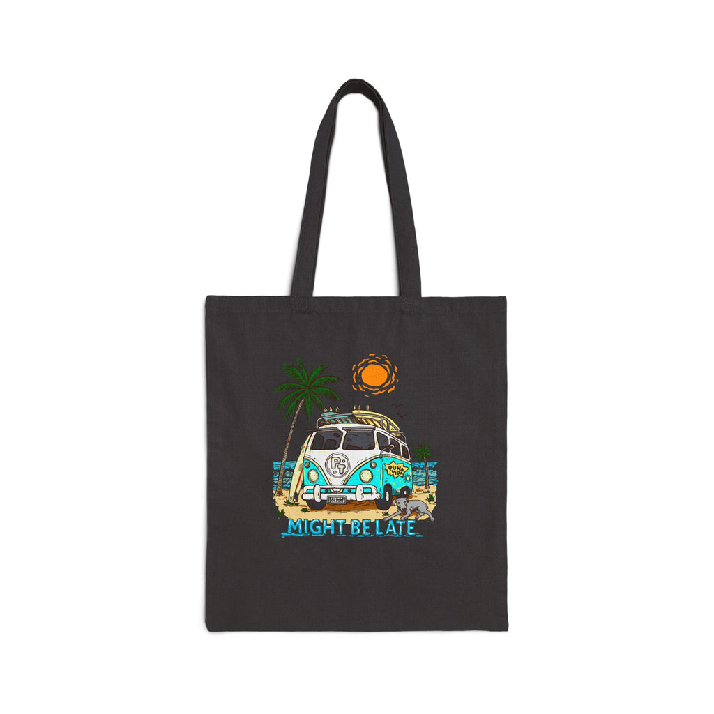 Gone Surfing Cotton Canvas Tote Bag
