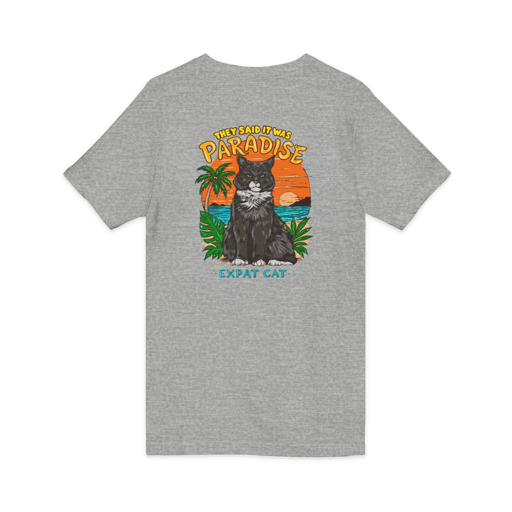 Expat Cat Unisex V-Neck Tee