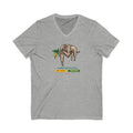 Sloth Tasks Unisex V-Neck Tee