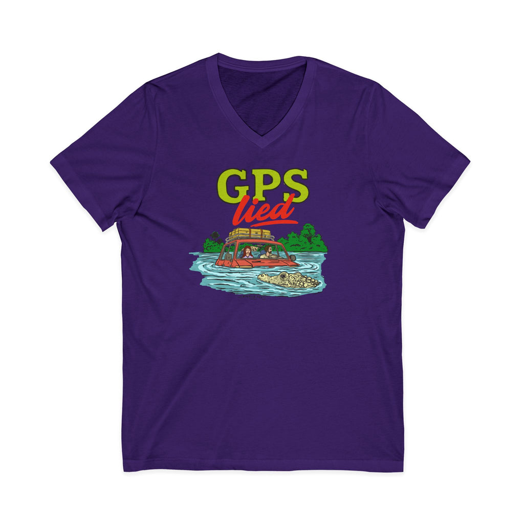 GPS Lied, Unisex V-Neck Tee