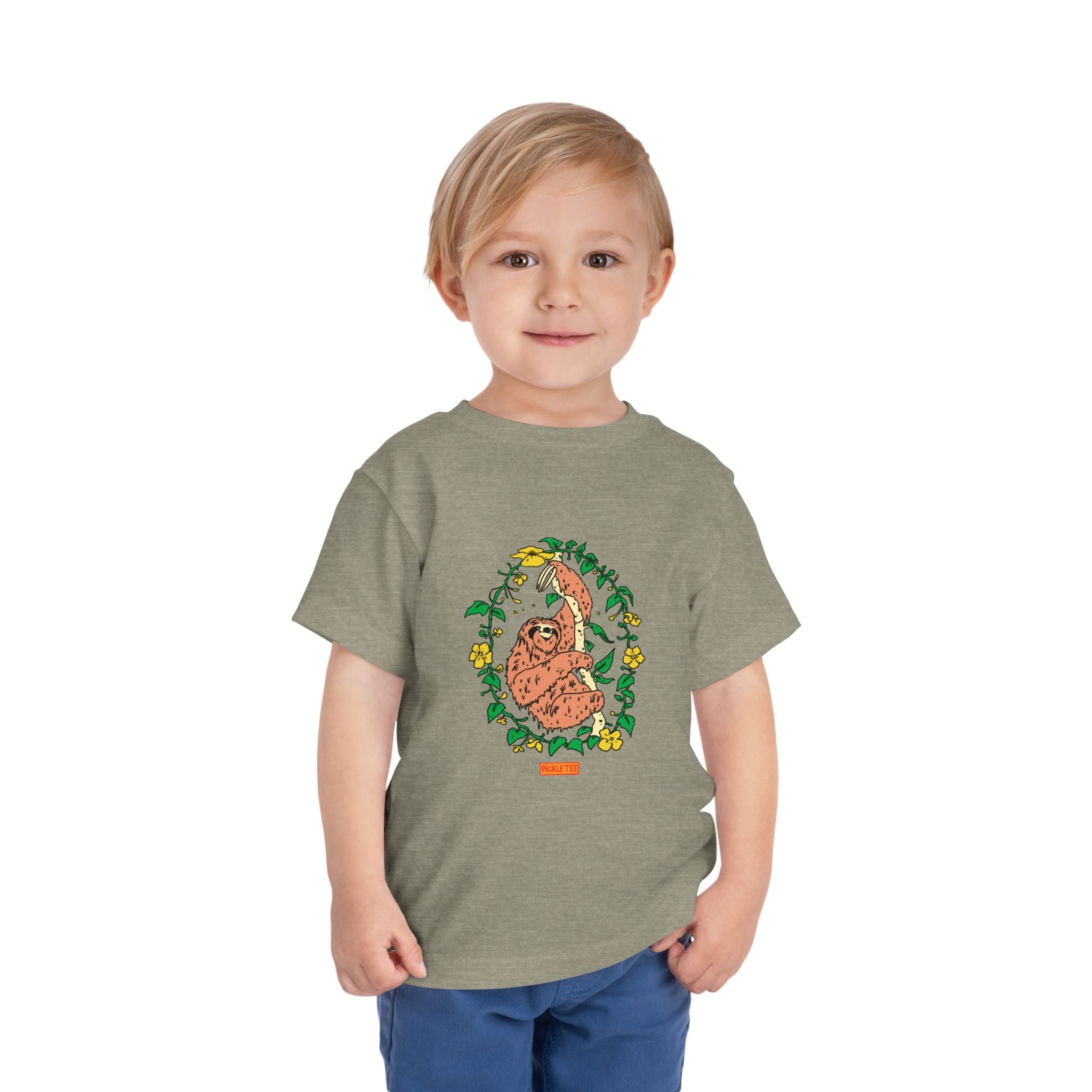 Sloth Toddler Short Sleeve Tee