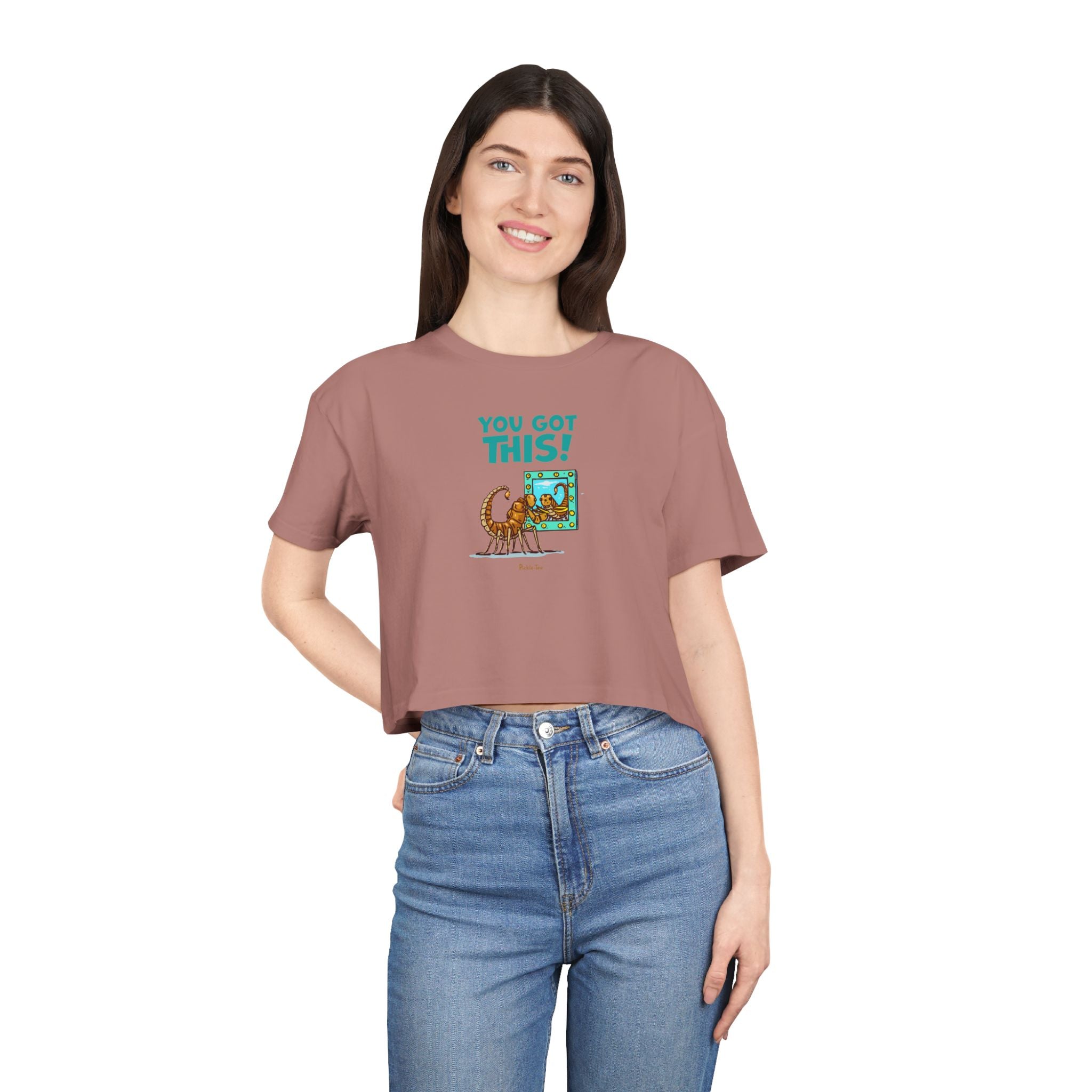 You Got This! Women's Crop Tee