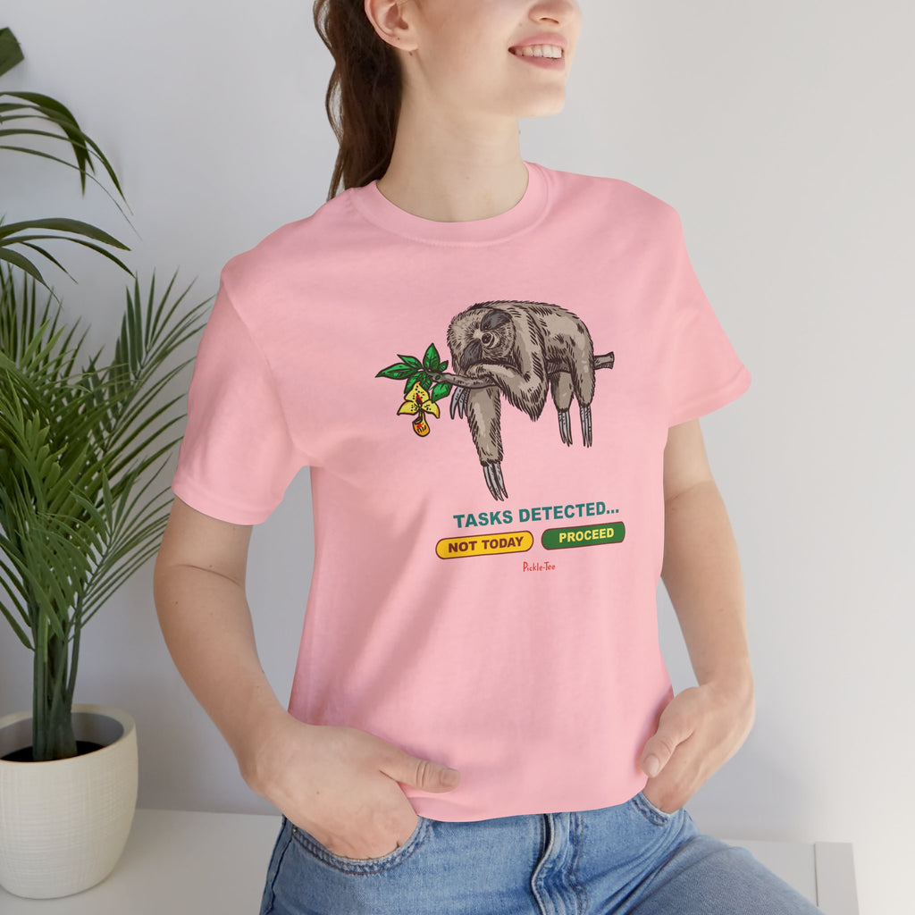 Sloth Tasks Unisex Crew Tee