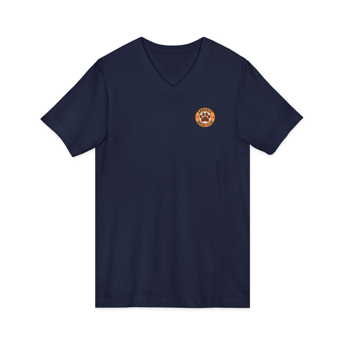 Goose - Zaguate Social Club Front Logo, Unisex V-Neck Tee