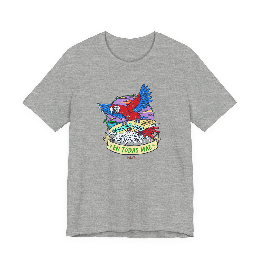 Macaw En Todas Mae Unisex Crew Neck Tee