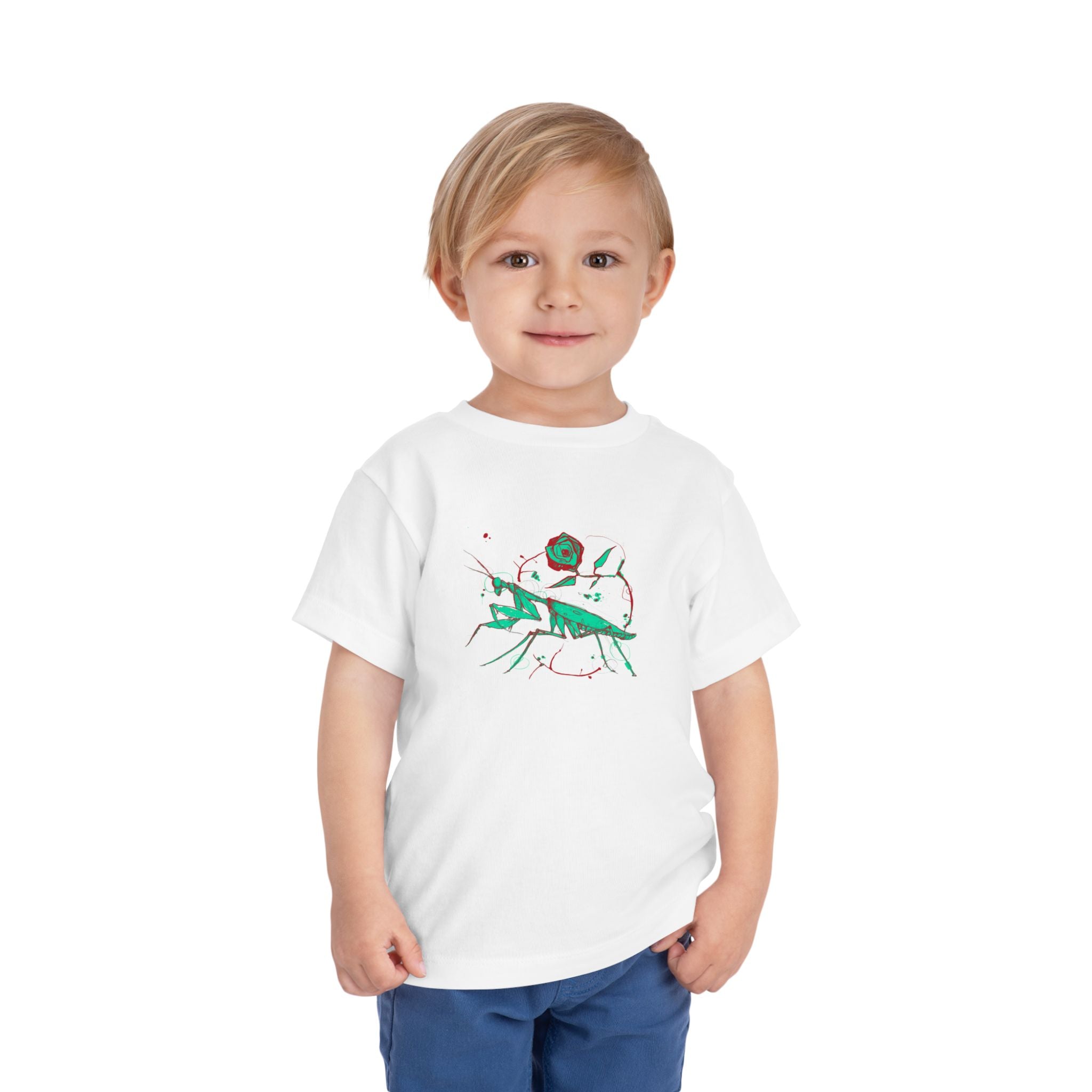 Praying Mantis Toddler Short Sleeve Tee