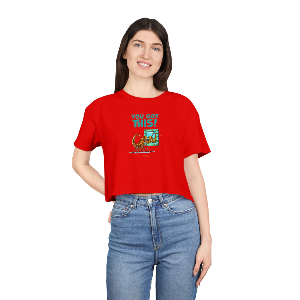 You Got This! Women's Crop Tee