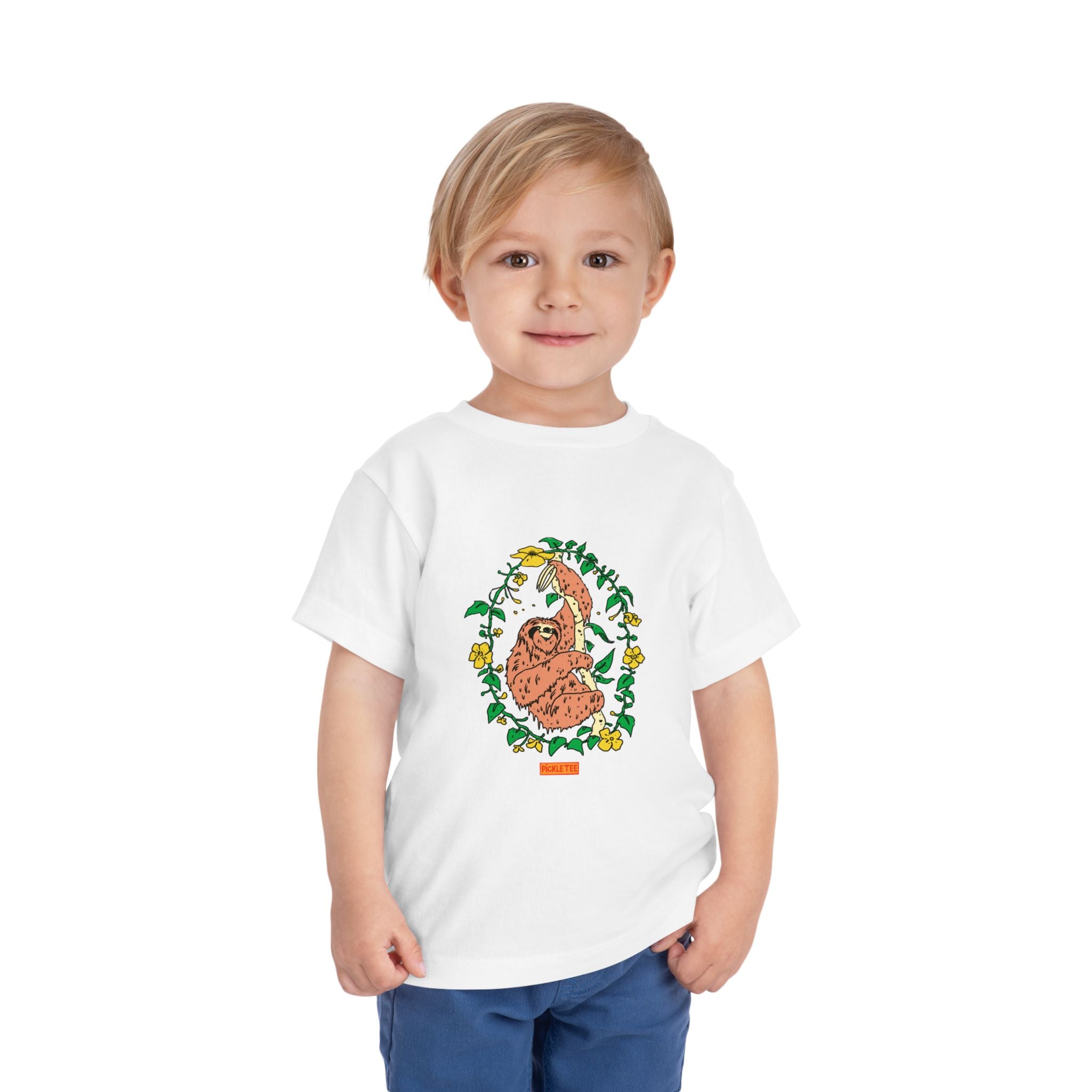 Sloth Toddler Short Sleeve Tee