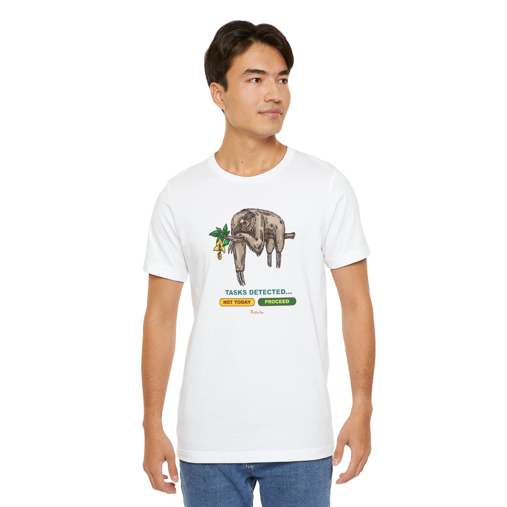 Sloth Tasks Unisex Crew Tee