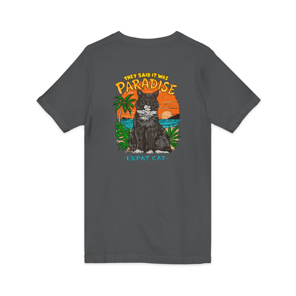 Expat Cat Unisex V-Neck Tee