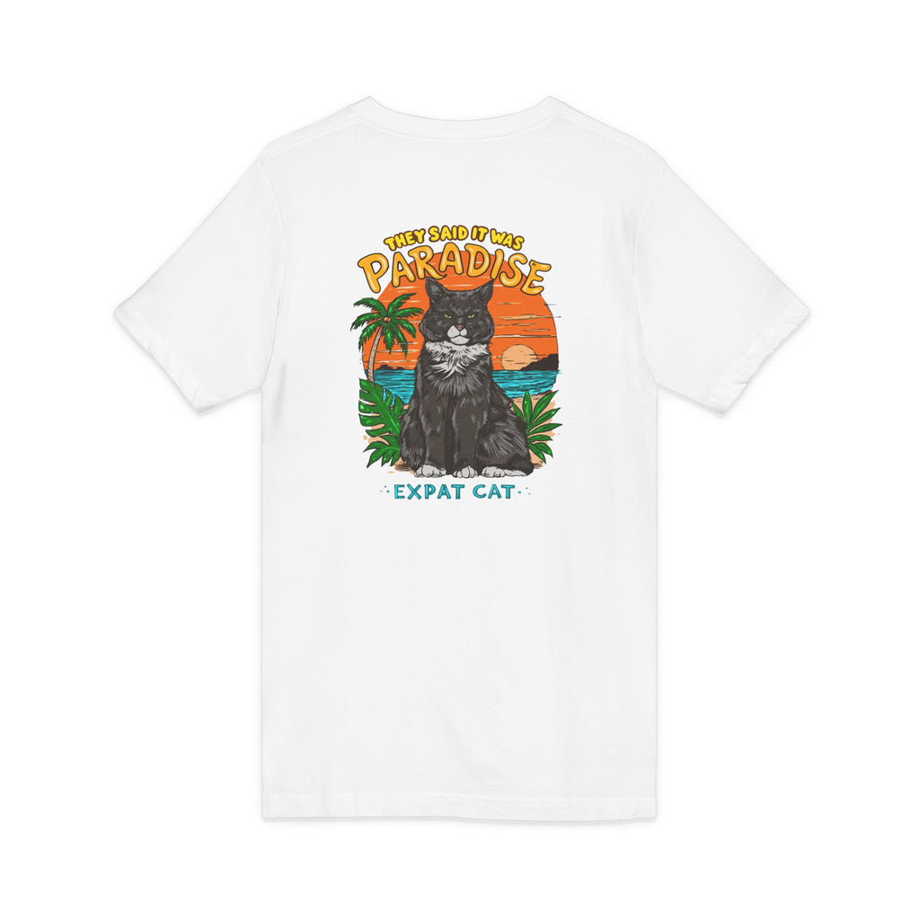 Expat Cat Unisex V-Neck Tee