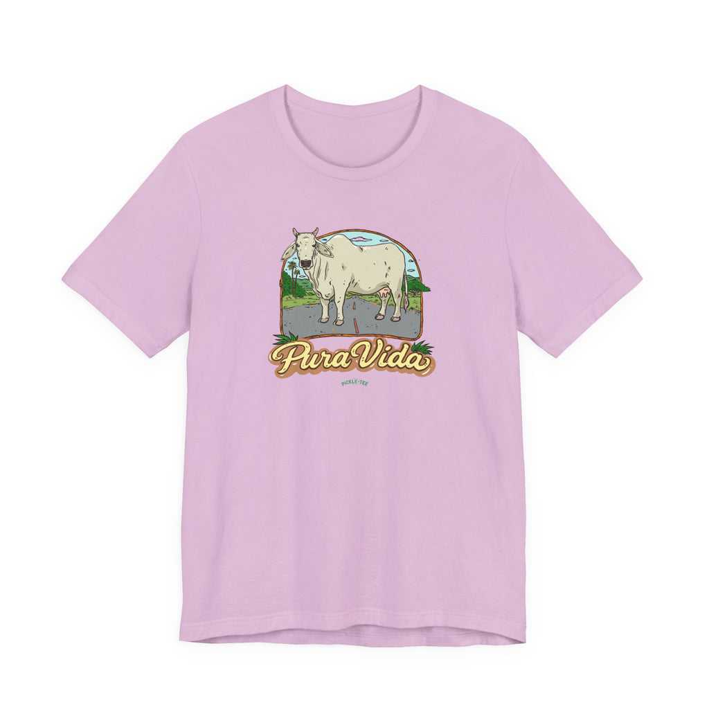 Pura Vida Cow T-Shirt/Unisex Crew Neck Tee