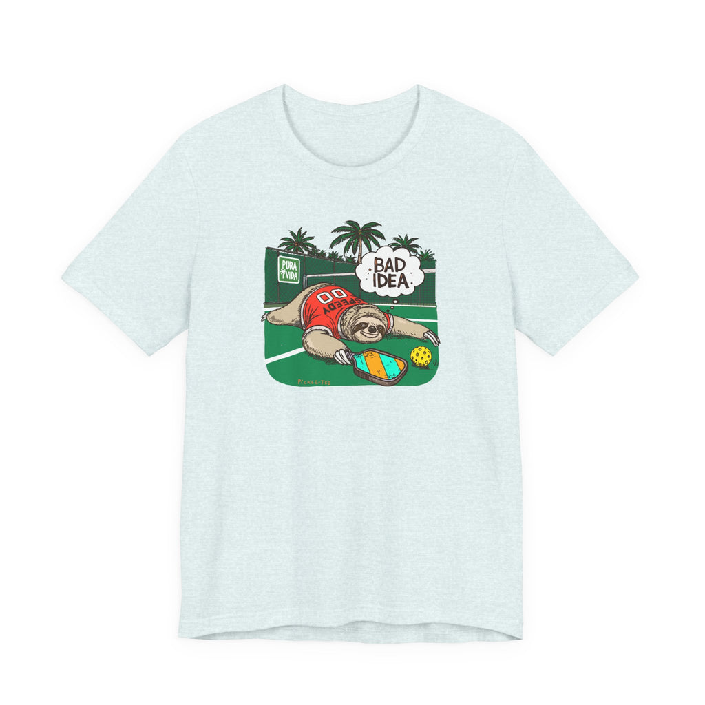 Pickleball Speedy the Sloth, Unisex Crew Neck Tee