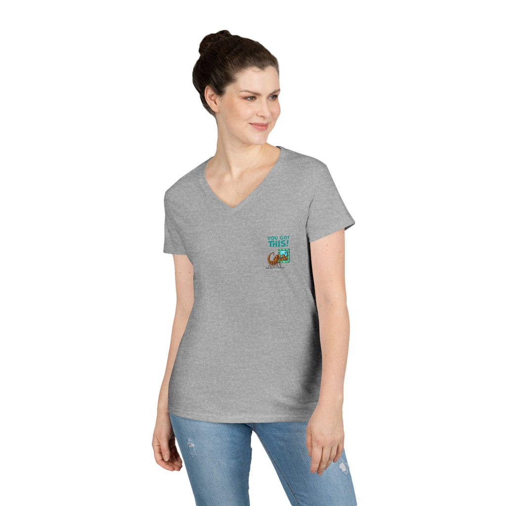 You Got This logo Women’s V-Neck Tee