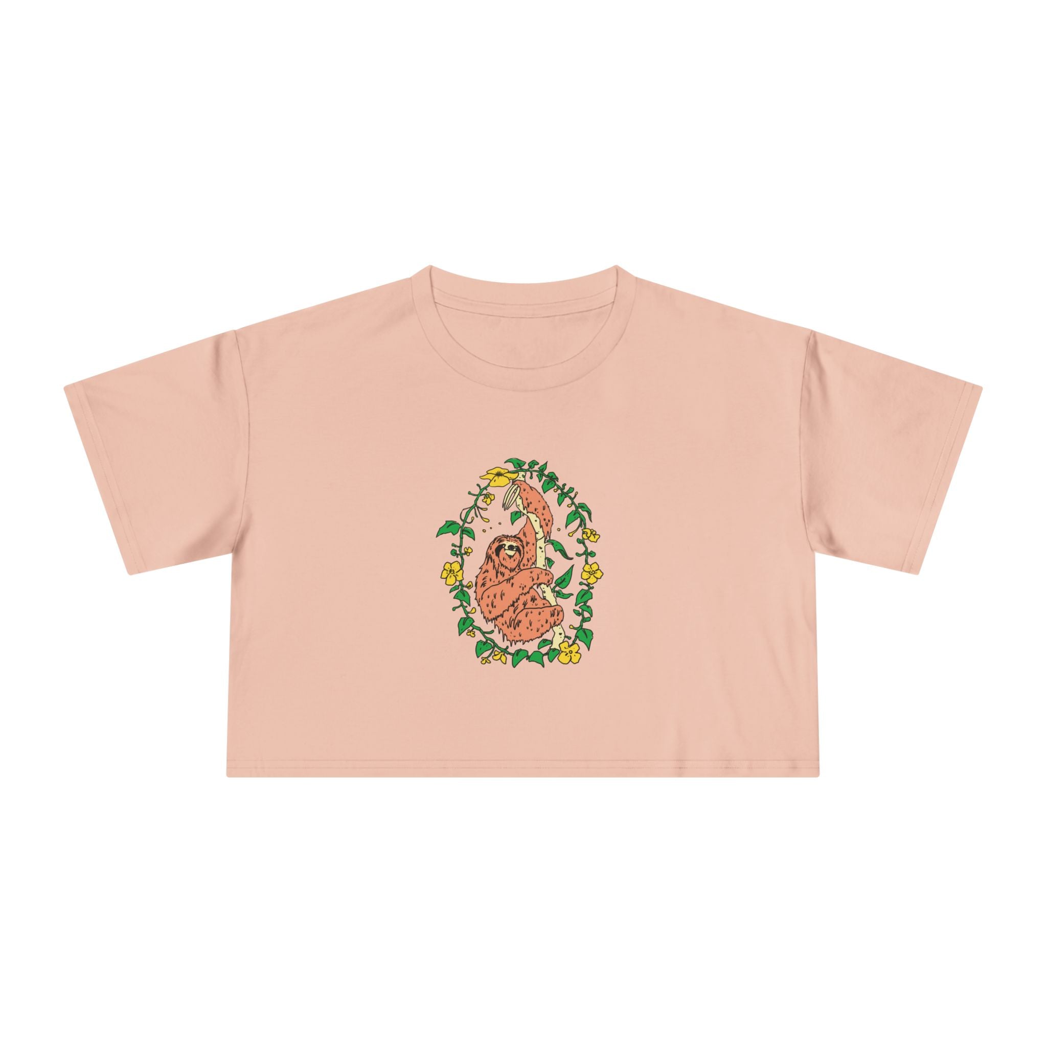 Sloth Women's Crop Tee