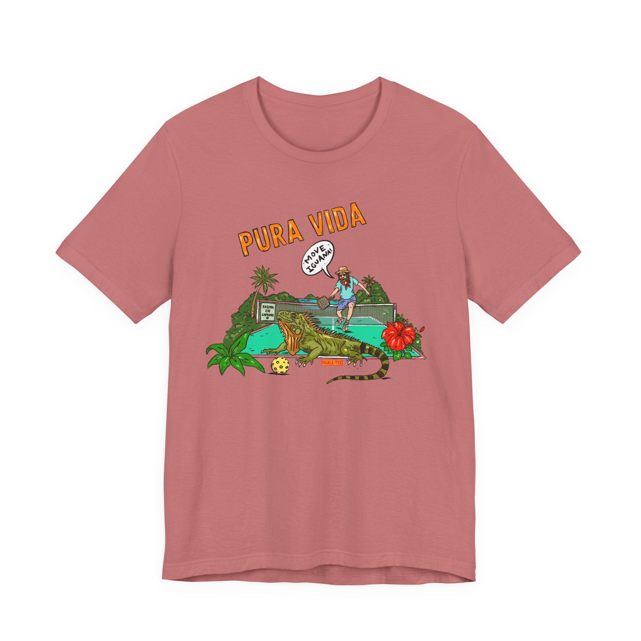 Iguana Pickleball Unisex Crew Neck Tee