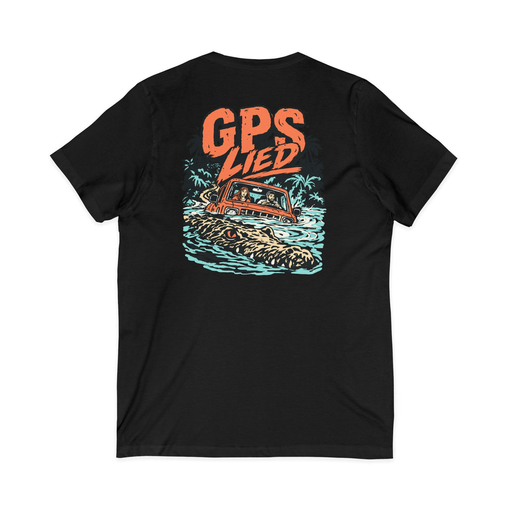 GPS LIED Front Logo Tamarindo Costa Rica Unisex  V-Neck Tee