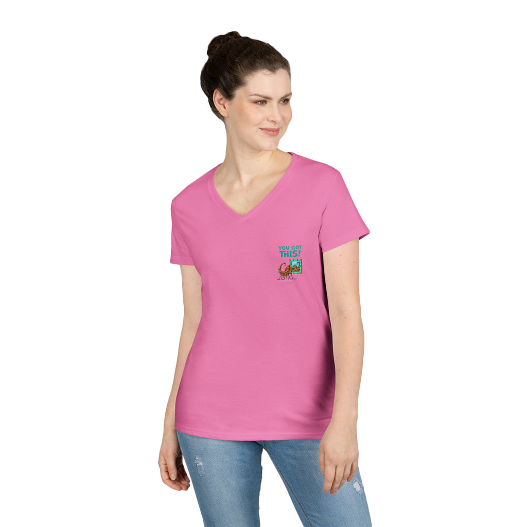 You Got This logo Women’s V-Neck Tee
