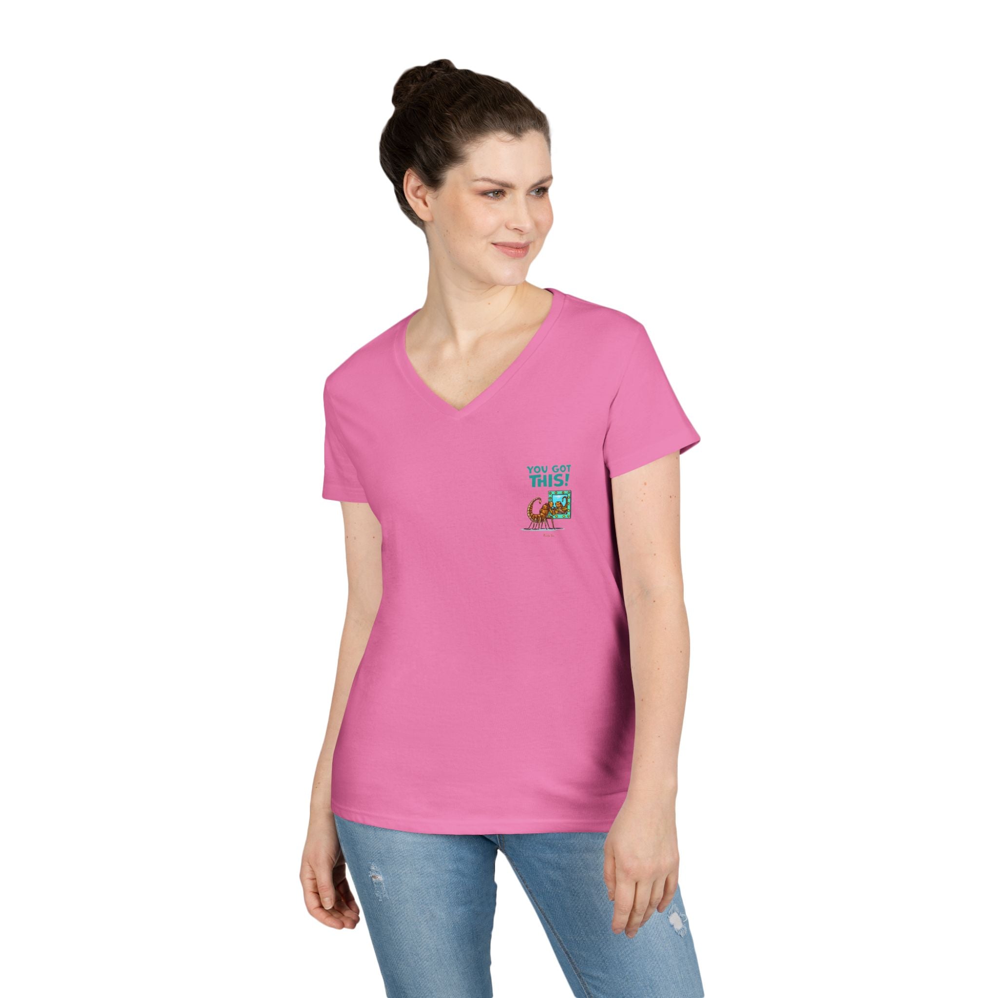 You Got This logo Women’s V-Neck Tee