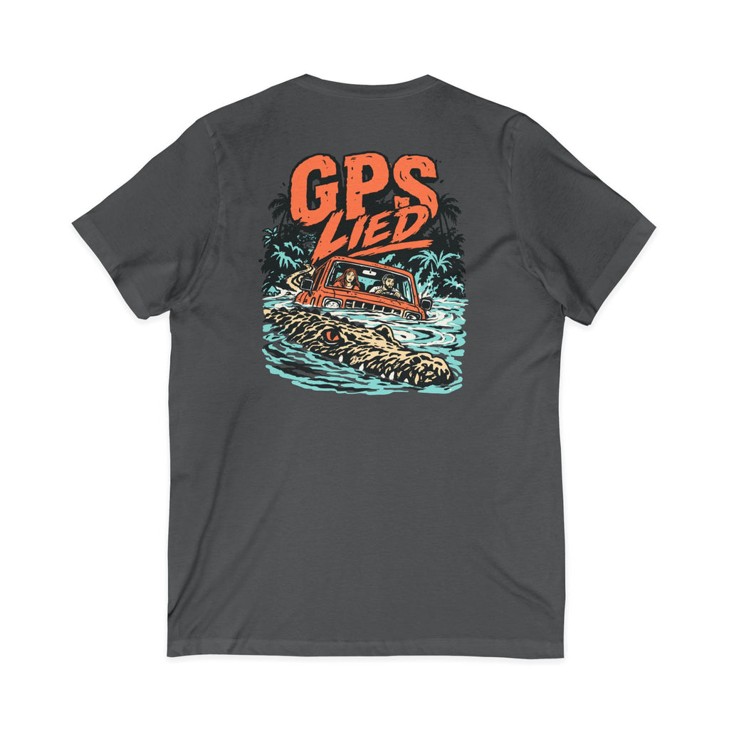 GPS LIED Front Logo Tamarindo Costa Rica Unisex  V-Neck Tee