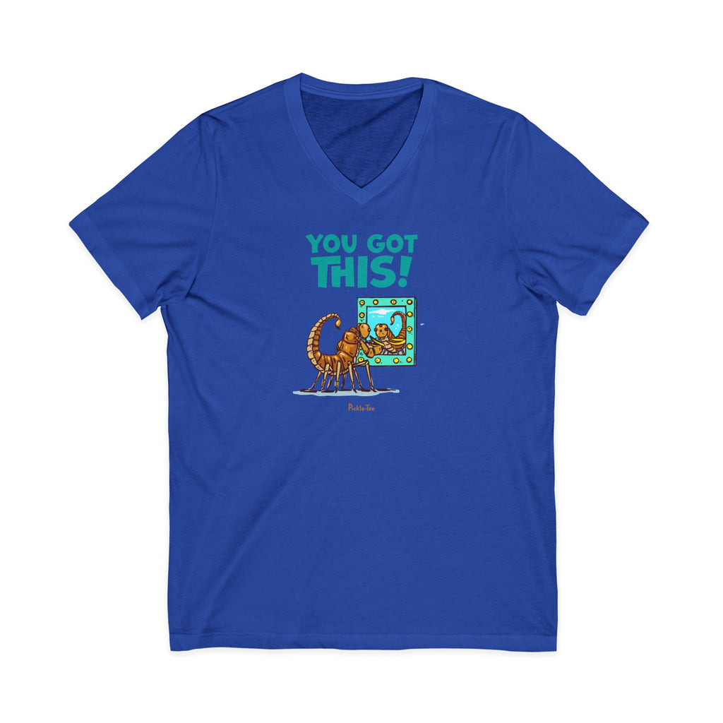 You Got This! Unisex V-Neck Tee