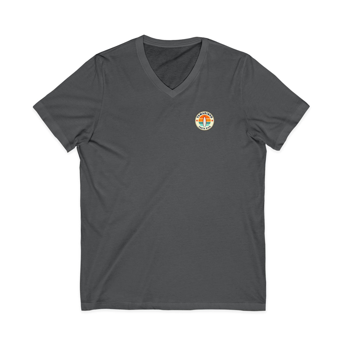 GPS LIED Front Logo Tamarindo Costa Rica Unisex  V-Neck Tee