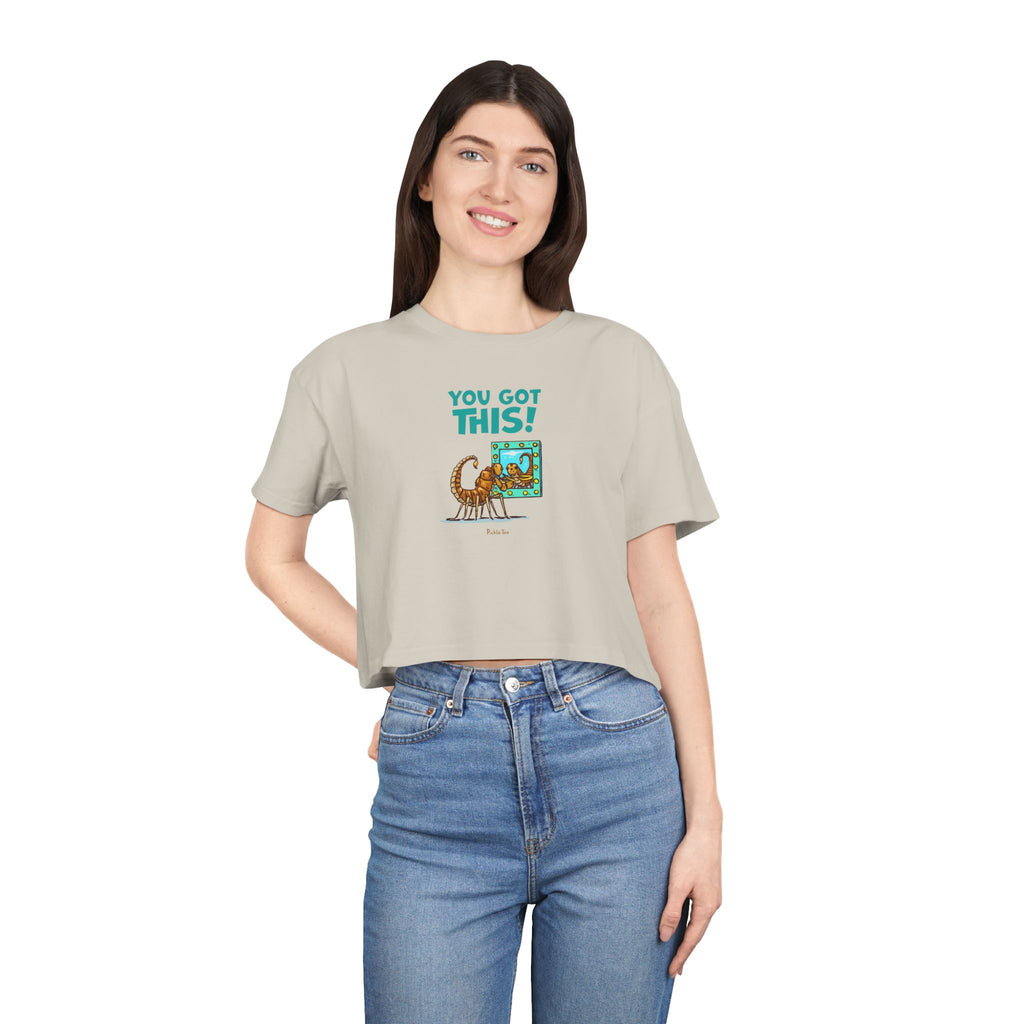 You Got This! Women's Crop Tee