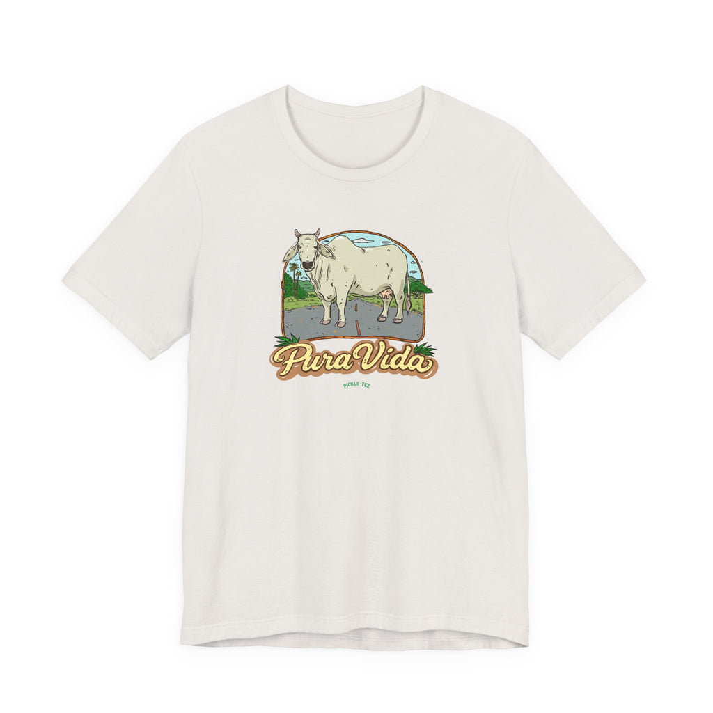 Pura Vida Cow T-Shirt/Unisex Crew Neck Tee