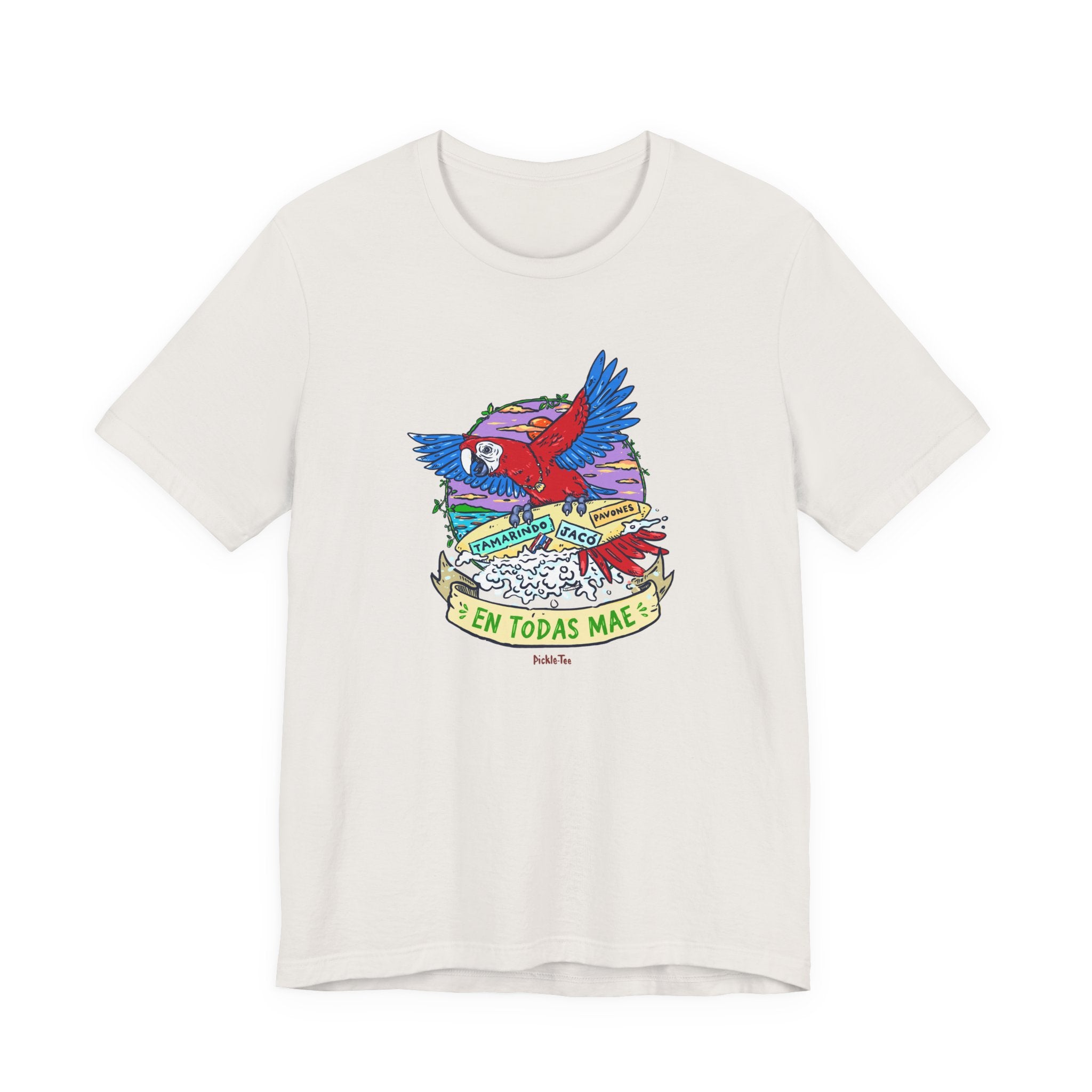 Macaw En Todas Mae Unisex Crew Neck Tee