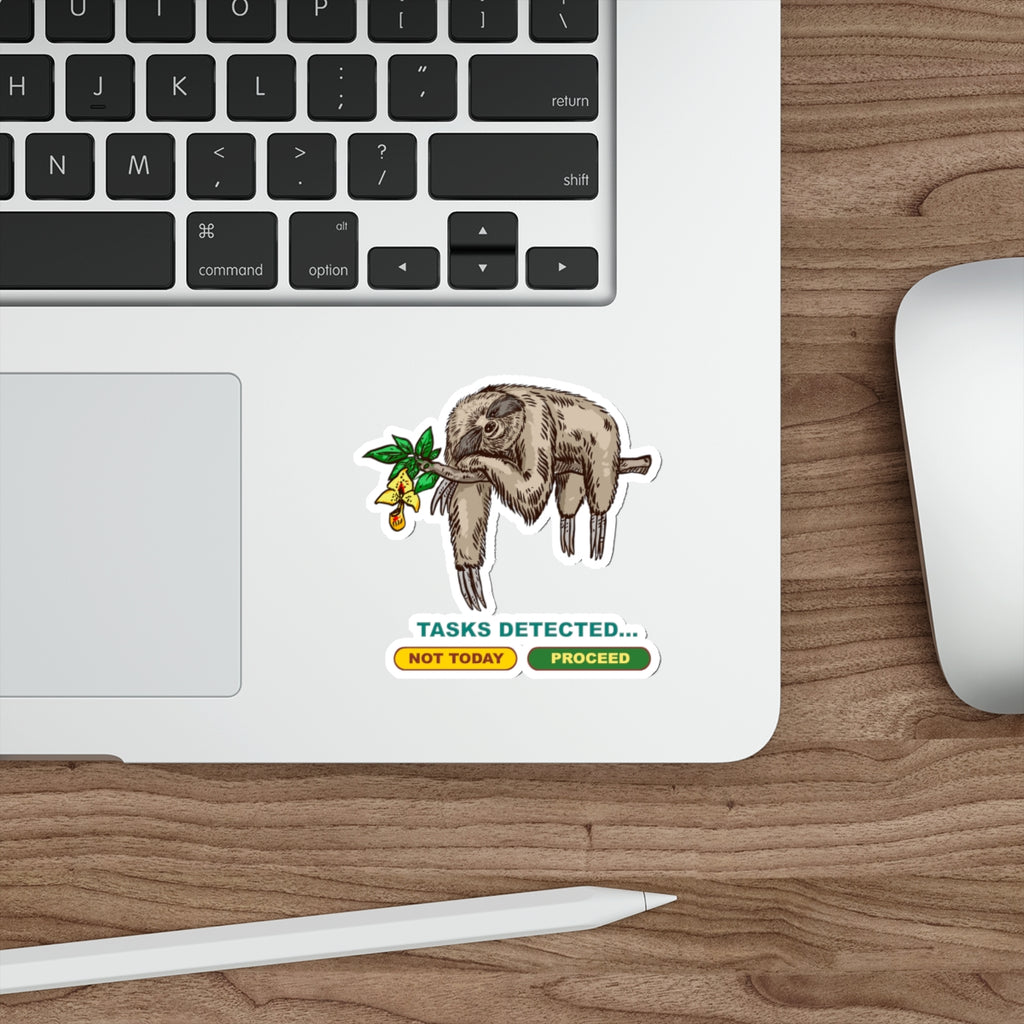 Lazy Sloth Die-Cut Stickers