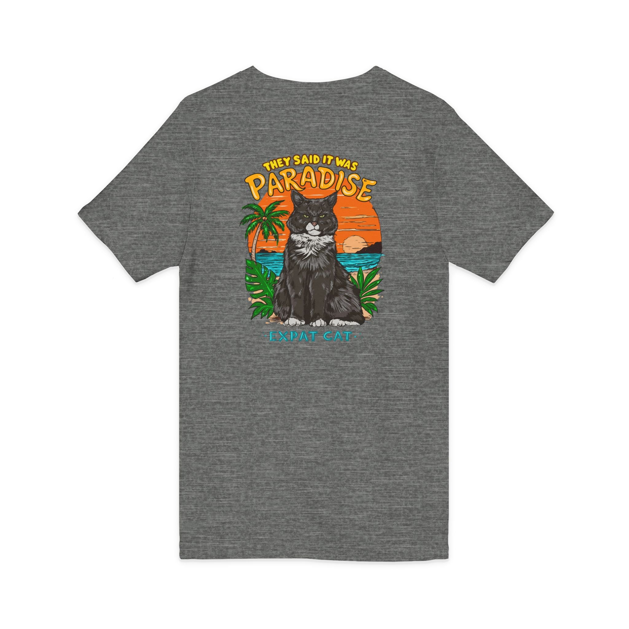 Expat Cat Unisex V-Neck Tee