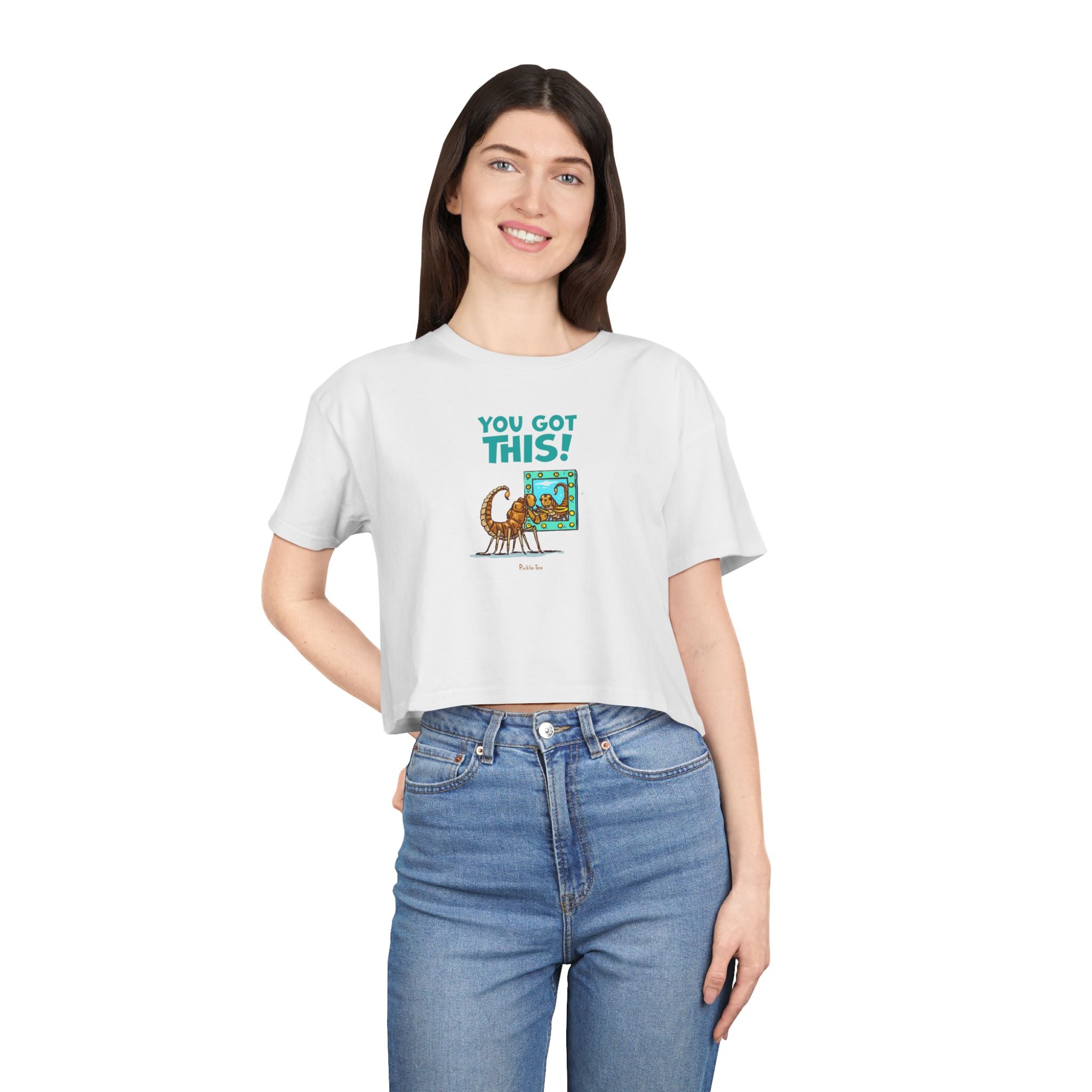 You Got This! Women's Crop Tee