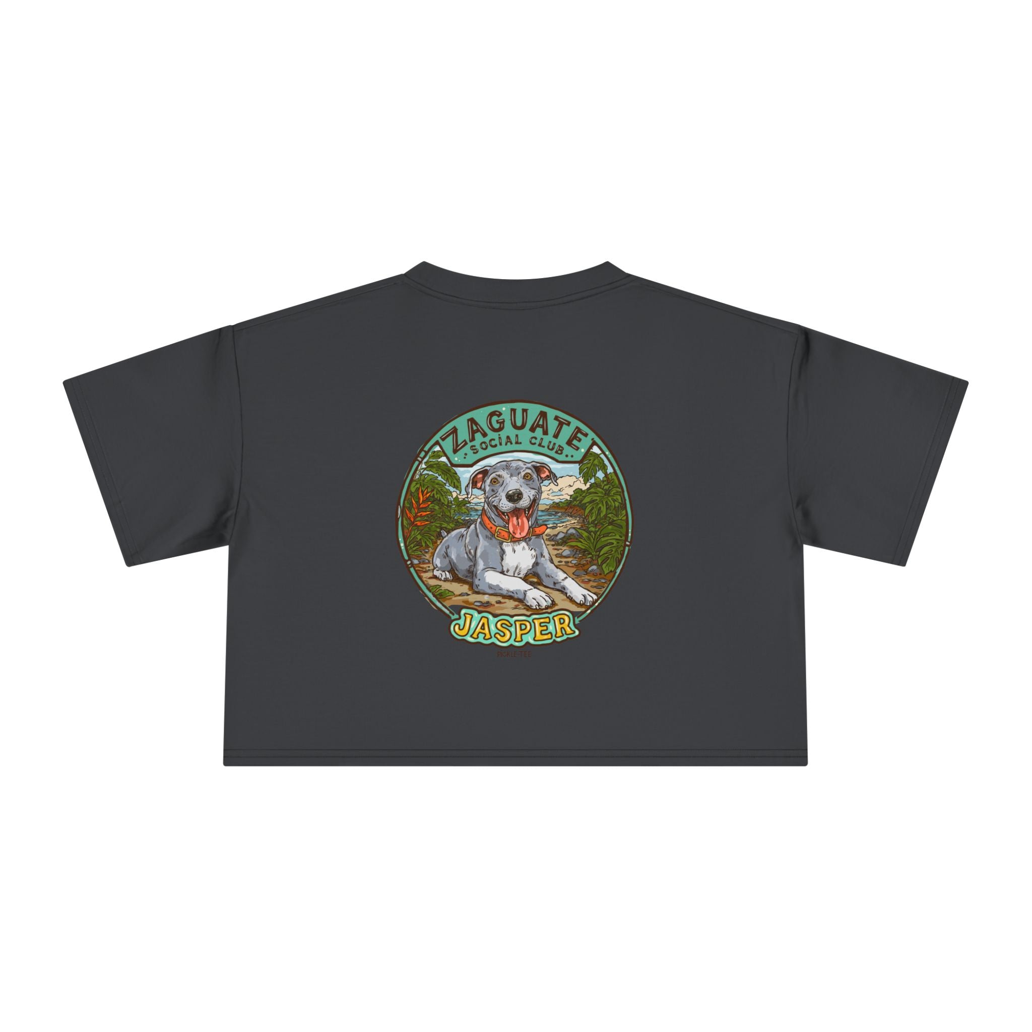 Zaguate Social Club- Jasper, Women's Crop Tee