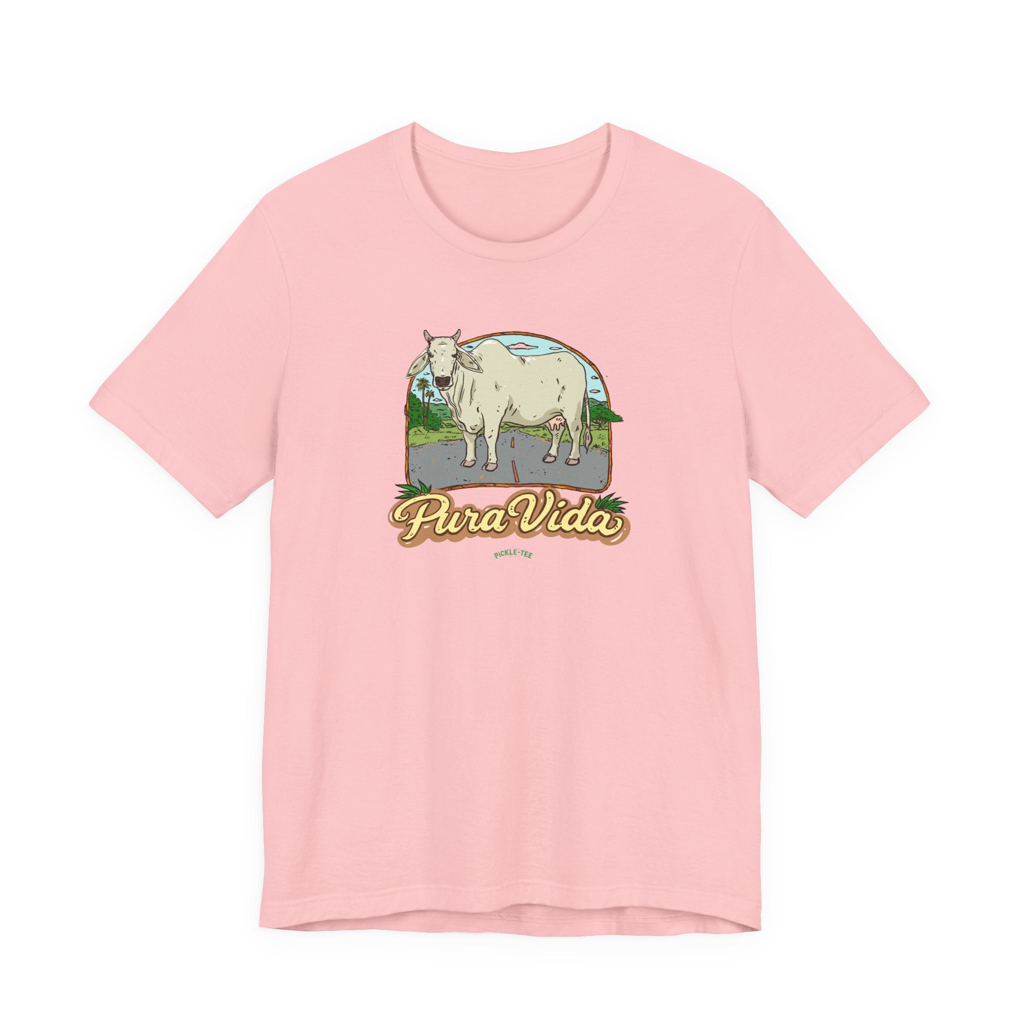 Pura Vida Cow T-Shirt/Unisex Crew Neck Tee