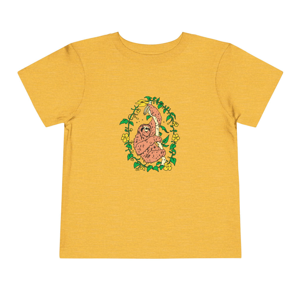 Sloth Toddler Short Sleeve Tee