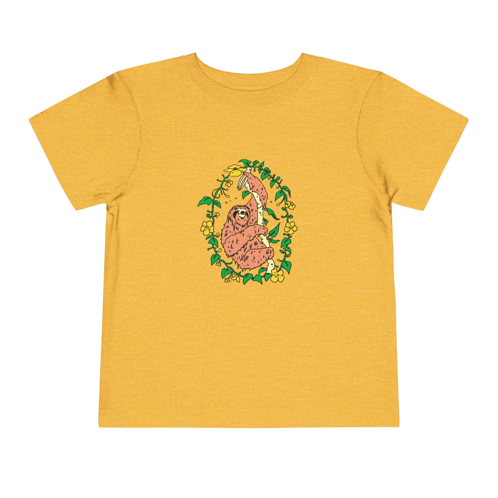 Sloth Toddler Short Sleeve Tee