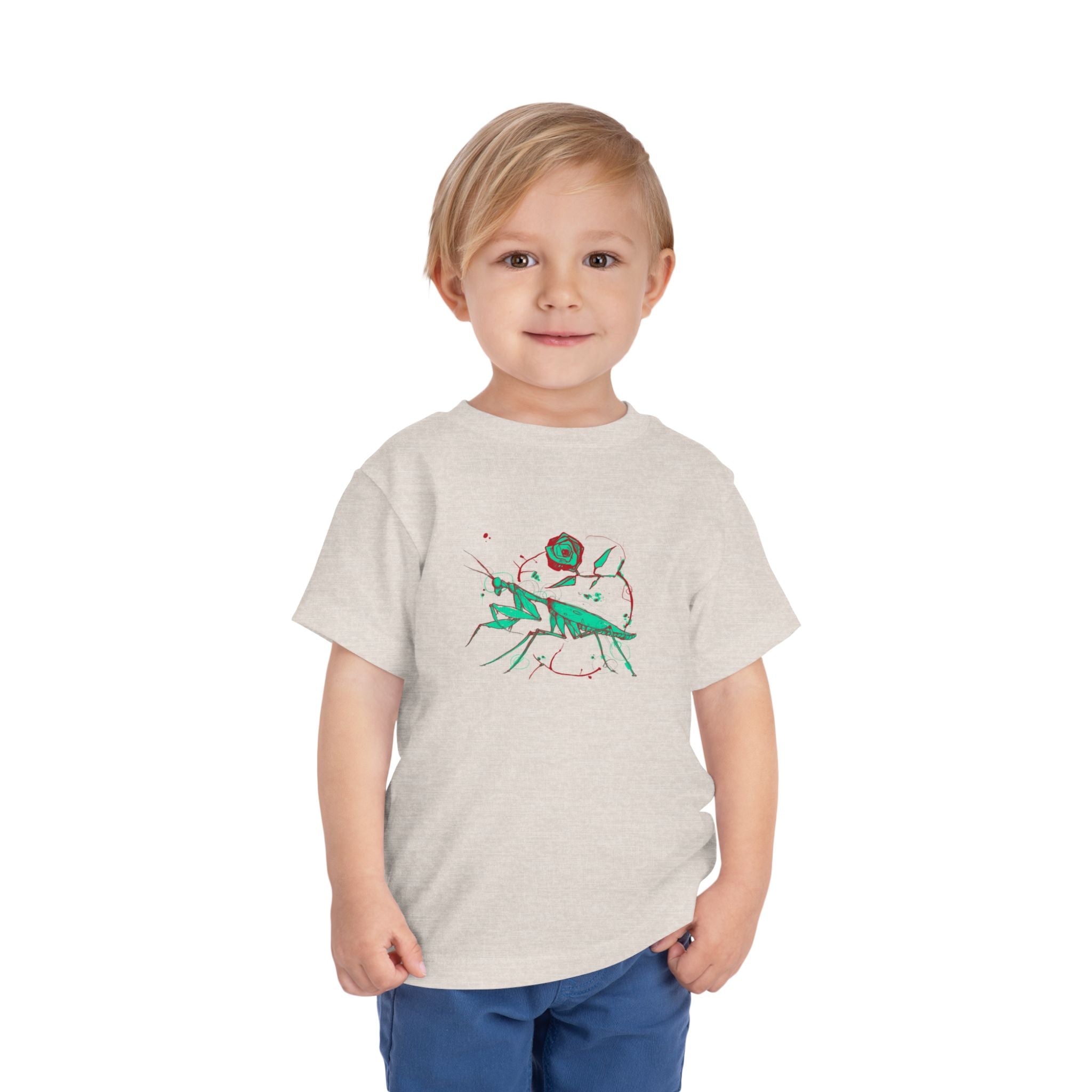 Praying Mantis Toddler Short Sleeve Tee