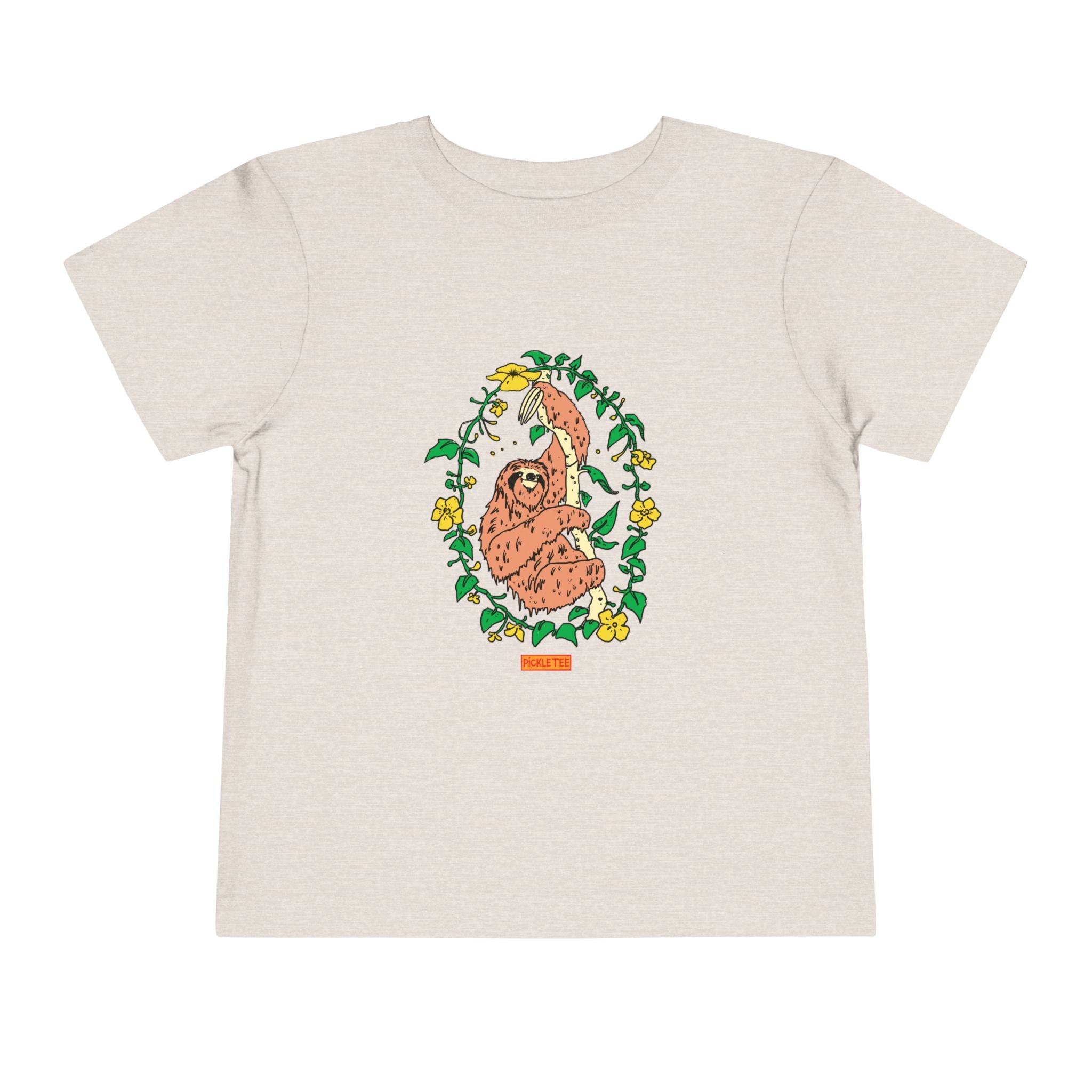 Sloth Toddler Short Sleeve Tee