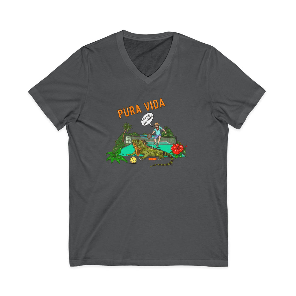 Iguana Pickleball Unisex V-Neck Tee